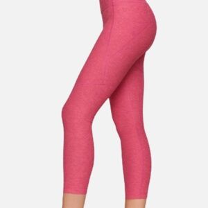 Outdoor Voices Warm Up Leggings Women's Pink Small 7/8 High Rise Athletic Yoga